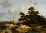 Figures in a Summer Landscape by Jan Evert Morel